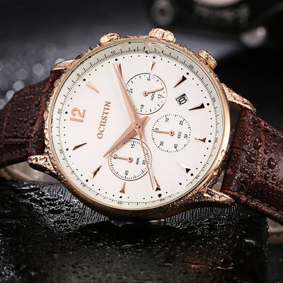 Heritage Chronograph Timepiece With Refined Band Design