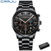 Chrono Calendar Masterpiece Watch With Moonphase Dial - Black Rose