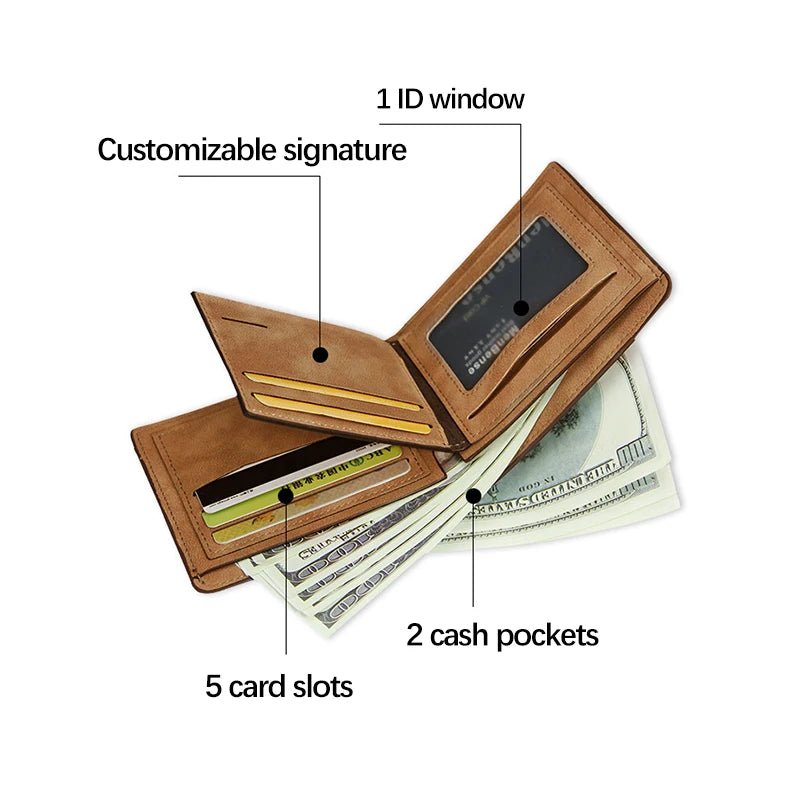 Wallet Engraved Waterproof Card Holder Compact