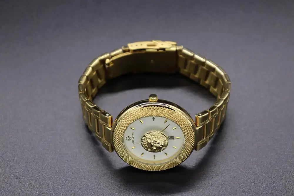 Watch with Complete Calendar Lion Dial