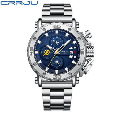 Chronograph Dial Timepiece With Bold Silhouette Design