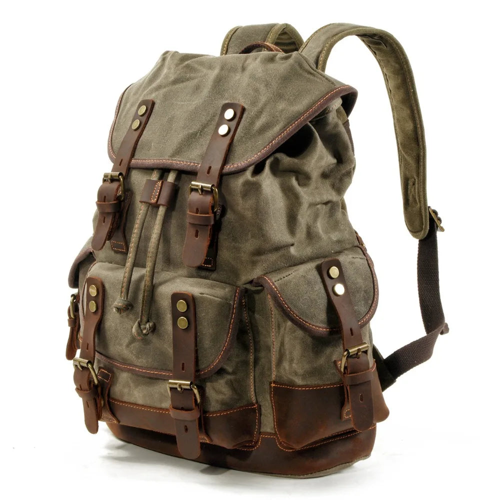 Vintage Canvas Backpack for Travel And Daily Use