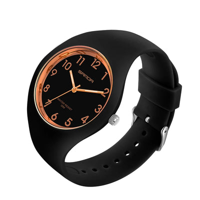 Women's Wristwatch Ultra Thin Quartz Timepiece - Black G