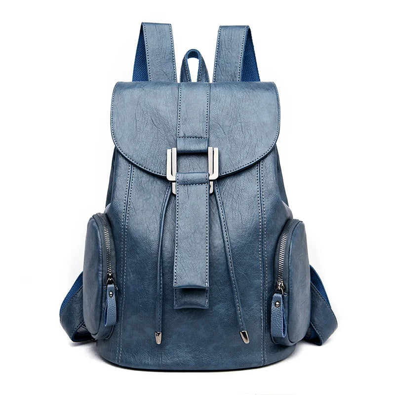 Premium Backpack with Front Flap Lock And Side Pockets