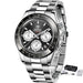 Wristwatch Chronograph Diver Timepiece Precision - Black White