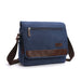 Unisex Messenger Bag Large Capacity Crossbody - Blue Big