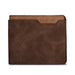 Wallet Engraved Waterproof Card Holder Compact - Dark Brown