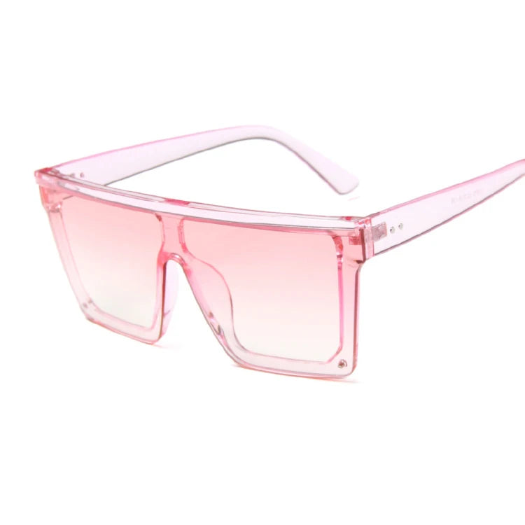 Square Oversize Sunglasses In Bold Frame for All - Pink