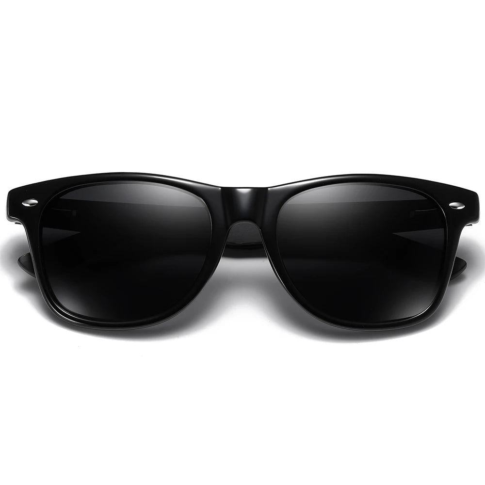 Sunglasses with Polarized Lenses Printed Arm Pattern