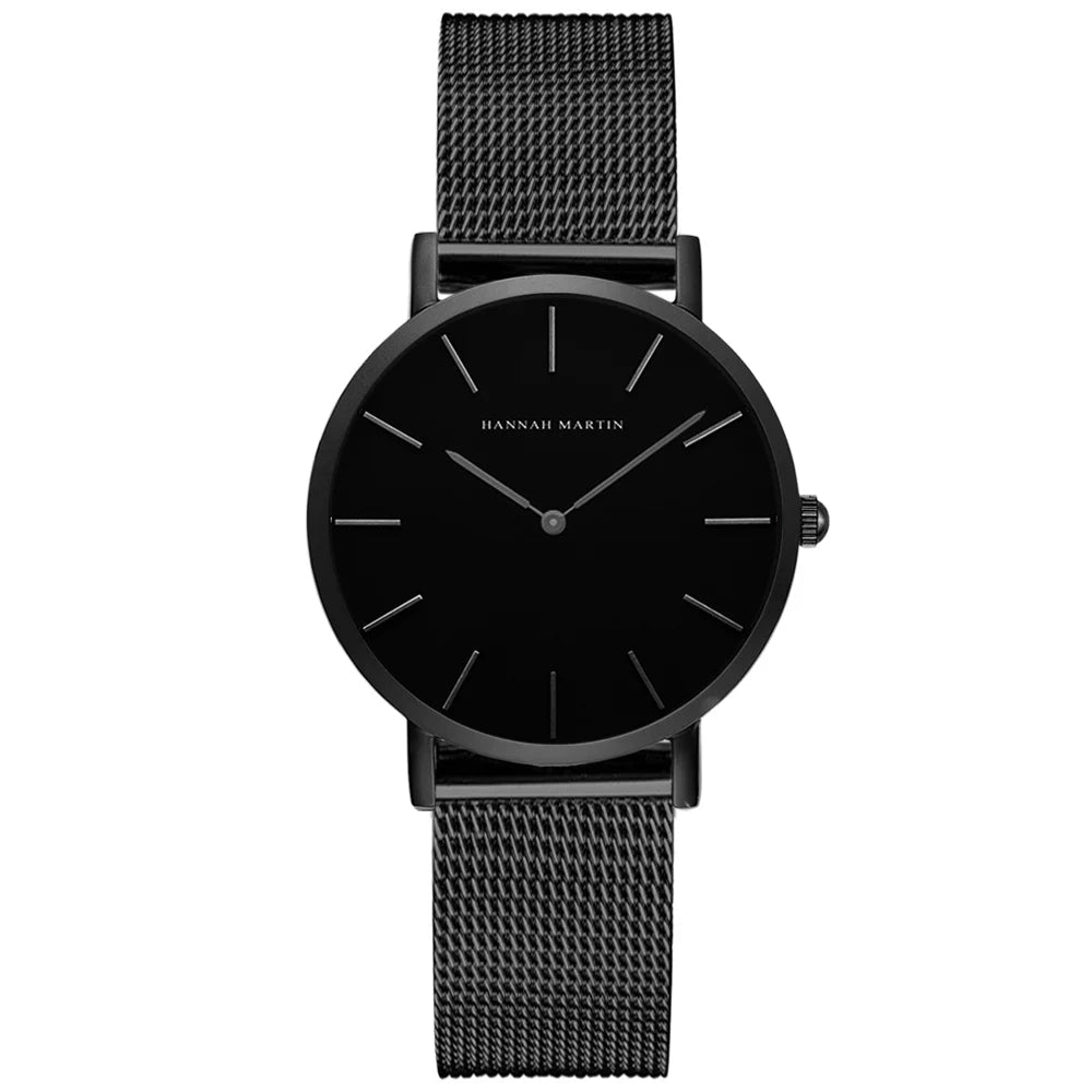 Watch Mesh Dial Minimalist Timepiece for Daily Wear - WO2MEN
