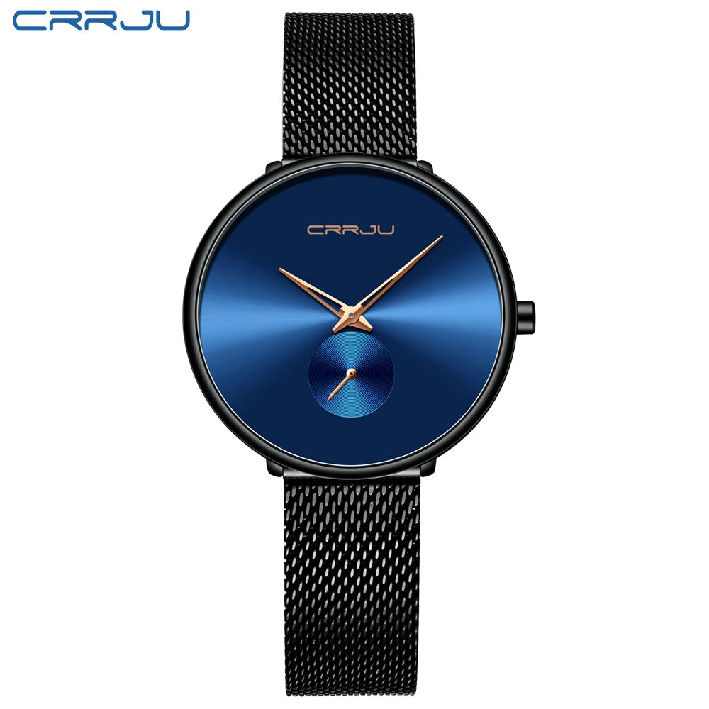 Minimalist Round Timepiece With Slim Band For Everyday