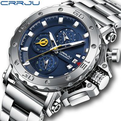 Chronograph Dial Timepiece With Bold Silhouette Design
