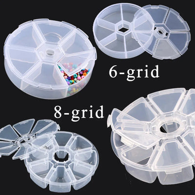 Transparent Jewelry Box With Adjustable Compartments