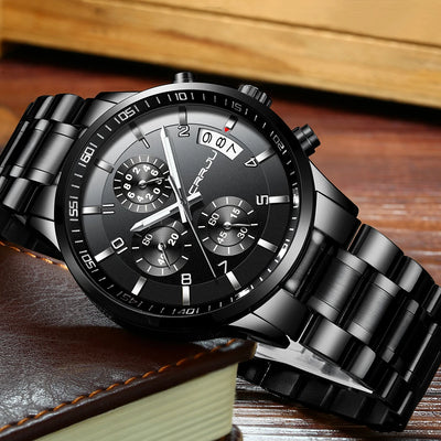 Artisan Chronograph Wristwatch With Classic Bracelet