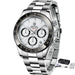 Wristwatch Chronograph Diver Timepiece Precision - White