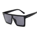 Square Oversize Sunglasses In Bold Frame for All - Black Gray