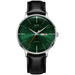 Automatic Round Dial Minimalist Wristwatch for Men - Silver Green