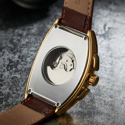Moon Phase Skeleton Automatic Watch Self Winding