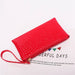 Crocodile PU Leather Wristlet Wallet Coin Purse - Red