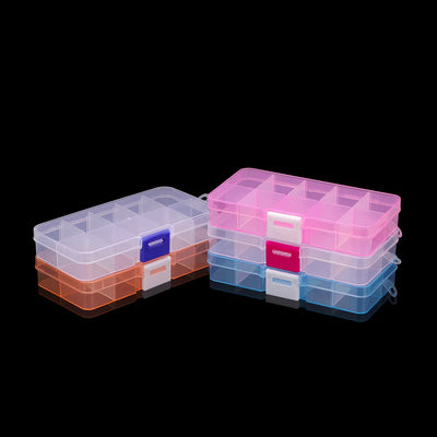 Transparent Jewelry Storage Box with Compartments