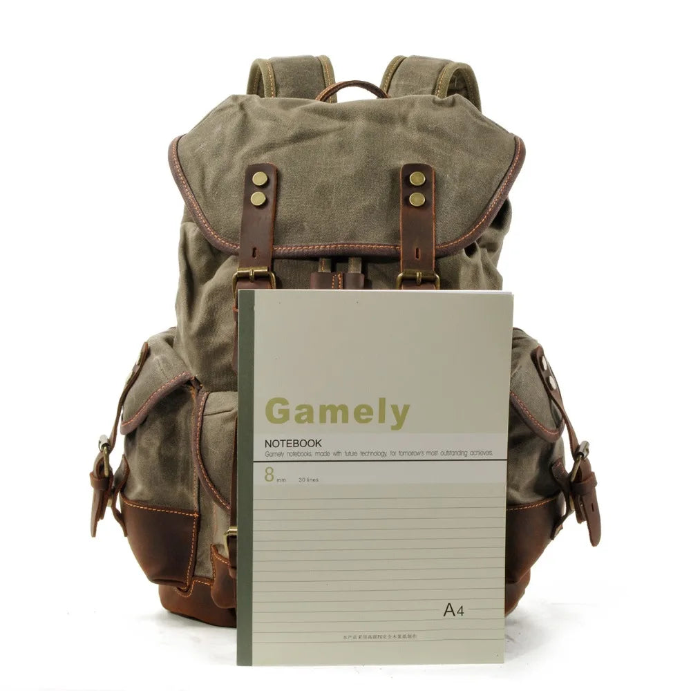 Vintage Canvas Backpack for Travel And Daily Use