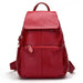 Serene Ridge Backpack With Secure Back Pocket Organizer - Dark Red