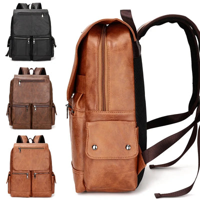 Backpack with Front Pocket Zippered Compartments