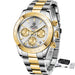 Wristwatch Chronograph Diver Timepiece Precision - Golden White