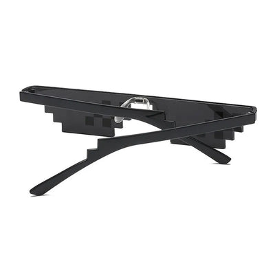 Pixelated Sunglasses for Women Square Glasses Unique