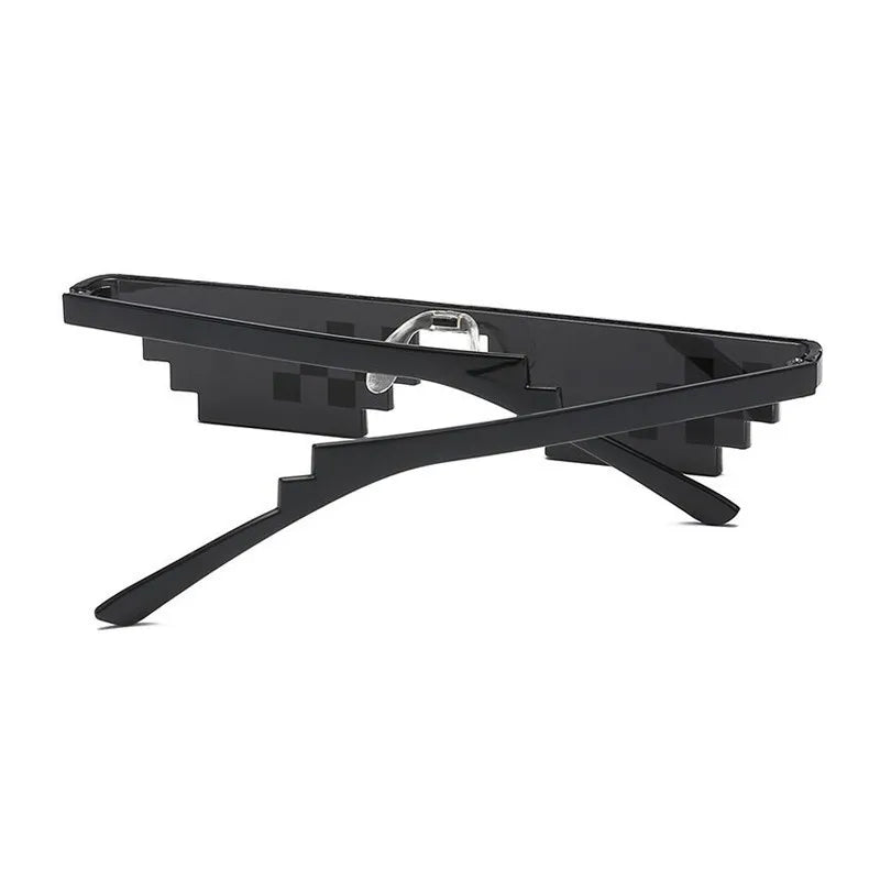 Pixelated Sunglasses for Women Square Glasses Unique