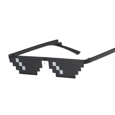 Pixelated Sunglasses for Women Square Glasses Unique