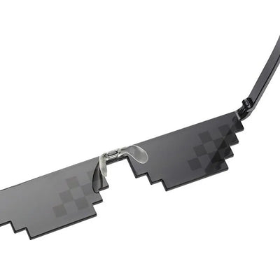 Pixelated Sunglasses for Women Square Glasses Unique