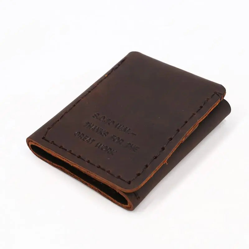 Trifold Wallet Vintage Style Compact Everyday