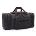 Canvas Travel Handbag Large Capacity Duffle Lightweight - Black