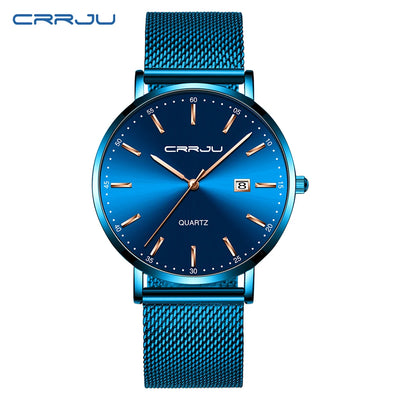 Timeless Calendar Timepiece With Mesh Strap Everyday