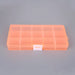 15 Slot Transparent Jewelry Organizer Box Portable - As Pictured V4