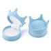 Ring Box Crown Design for Jewellery Display Case - Blue