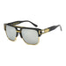 Classic Luxury Sunglasses with Gold Frame Gradient Lens - Gold Black Line V10