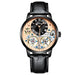 Luxury Skeleton Tourbillon Automatic Wristwatch for Men - BL/YE