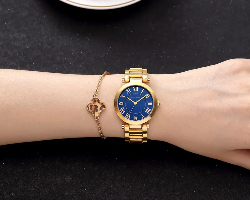 Heritage Roman Dial Bracelet Timepiece Refined Style