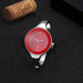 Bracelet Watch Stainless Steel Quartz Movement - Red