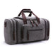 Canvas Travel Handbag Large Capacity Duffle Lightweight - Grey