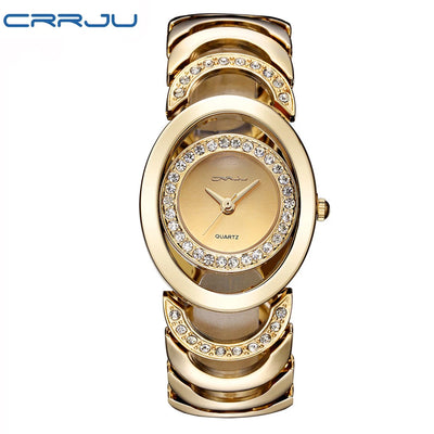 Ornate Bracelet Watch With Round Dial Timeless Glamour