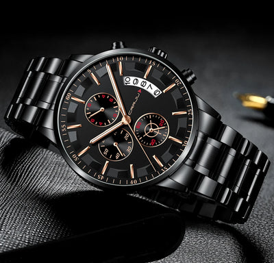 Nocturne Chronograph Dial Timepiece for Everyday Wear