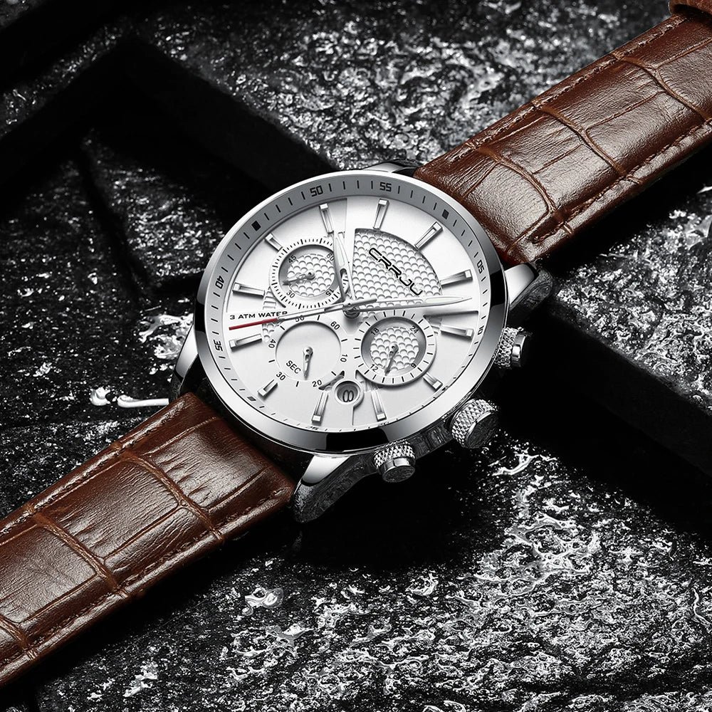 Chronograph Wristwatch With Multifunction Subdials
