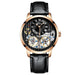 Luxury Skeleton Tourbillon Automatic Wristwatch for Men - RO/GO/BL V2