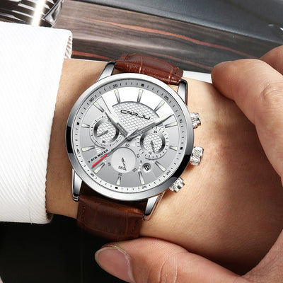 Chronograph Wristwatch With Multifunction Subdials
