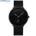 Refined Chronograph With Mesh Band For Everyday Use - Black Blue