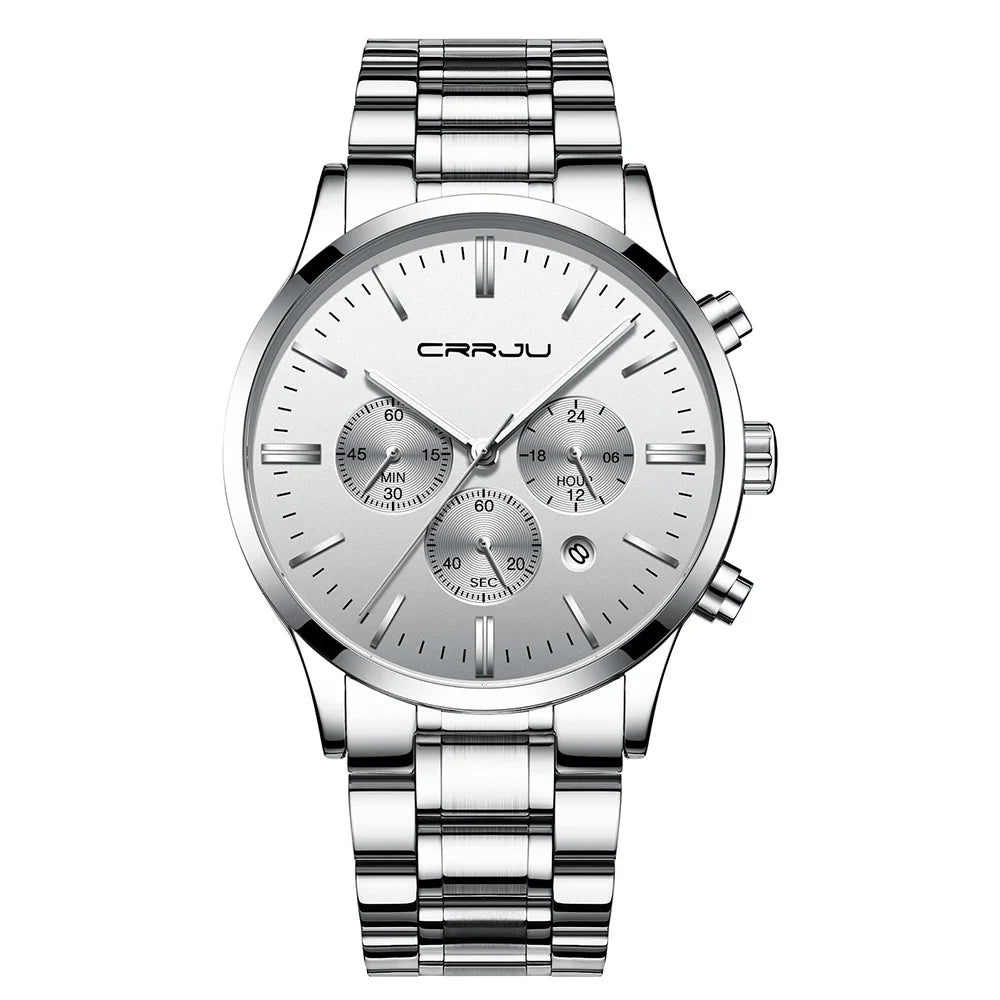 Contemporary Chronograph Timepiece With Three Subdials