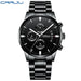 Chronograph Calendar Mesh Timepiece With Milan Strap - Silver Steel